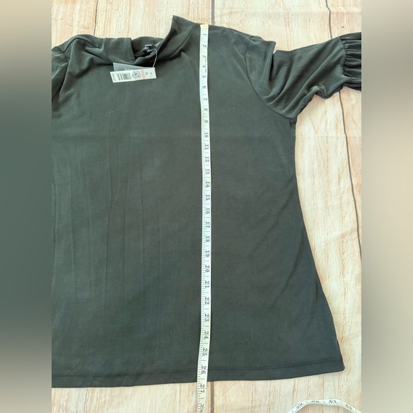 The Limited Black Bell Bubble Sleeve Top Blouse Shirt XL NWT 31104 - Picture 7 of 7